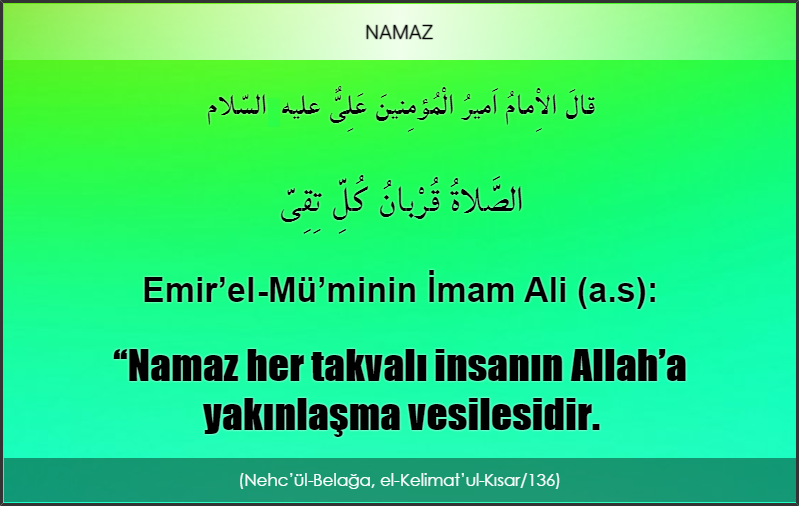 Namaz ve Takvalılar